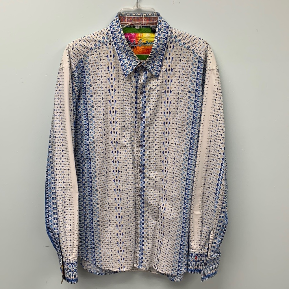 ROBERT GRAHAM Long Sleeve Button Up Shirt